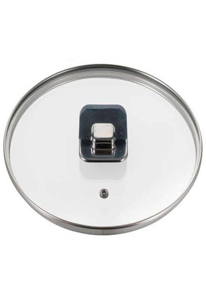 NutriChef Dana Trading NutriChef 5 Quart CasseroleSeeThrough Tempered Glass Lids, Works with Model: NCCWSTKGRY (Gray), One Siz