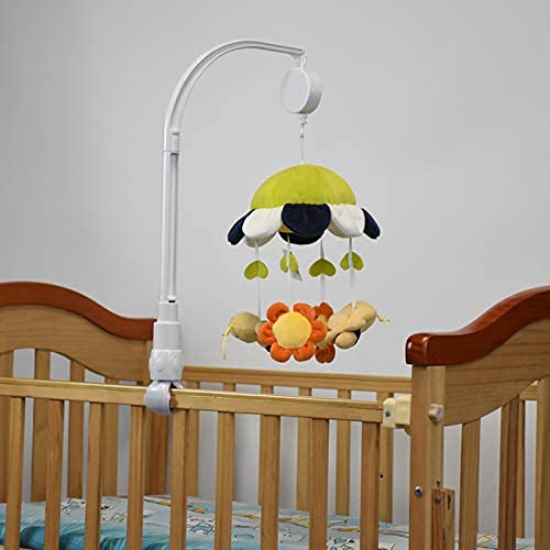 LIUDHPSP 23 inch Baby Crib Mobile Bed Bell Holder Arm Bracket  with Music Box  The Claw Part can be Adjusted Width-DIY Toy Decoration