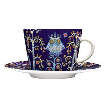 Iittala Taika Coffee/Tea Cup & Saucer  Blue