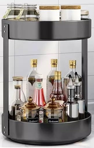 360 Rotating Spice Rack,Rotating Turntable, Can Be Used In The Kitchen Rotating Spice Rack, Rotating Organizer, Bathroom Rotatin