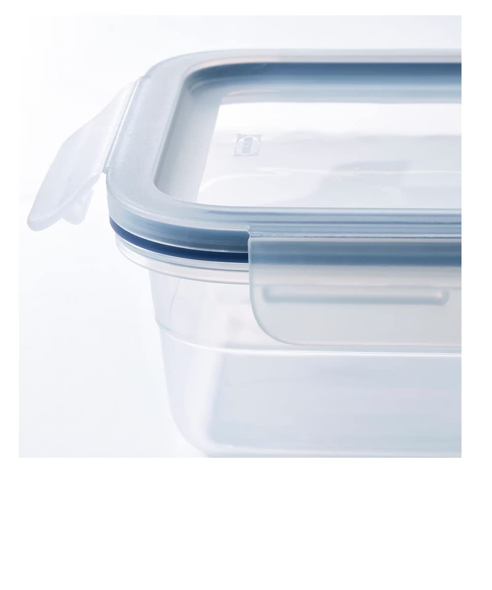 Ikea Tssp Food Container With Lid, Rectangular Plastic 1.0 L (Pack Of 3)
