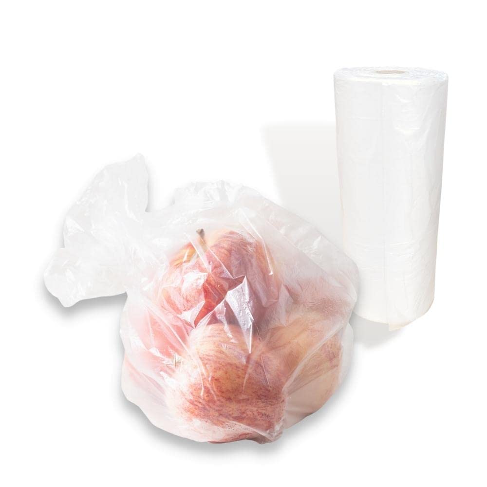 Packagingsuppliesbymail Perforated Produce Bags 12'' X 20'' Clear Case Of 4 Rolls (3000 Bags)