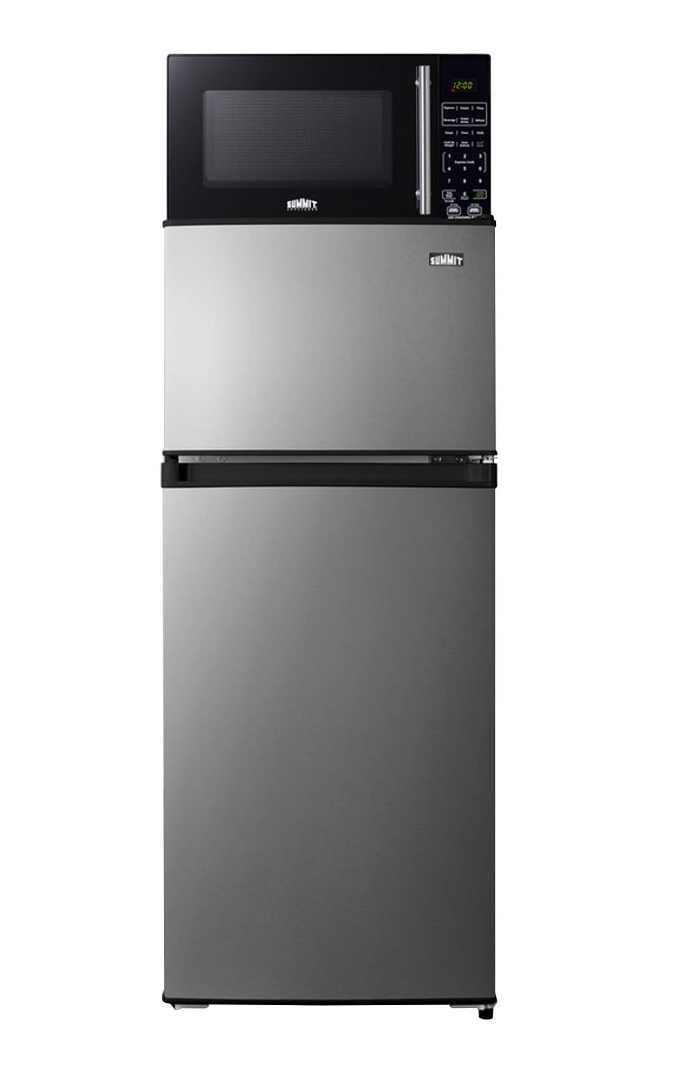 Summit Appliance Mrf73Pla Microwaverefrigerator-Freezer Combination With Allocator, Cp73Pl Refrigerator-Freezer, Sm903Bsa Microw
