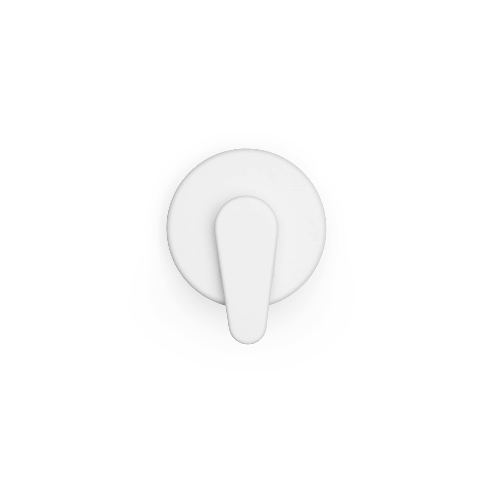 Brabantia Mindset 6.8 Oz Hand Soap Lotion Dispenser (Mineral Fresh White) Bathroom, Kitchen Countertop, Non-Drip, Refillable Gla