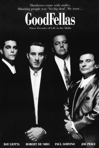24X36 Poster Print Goodfellas Movie Sheet By Innerwallz