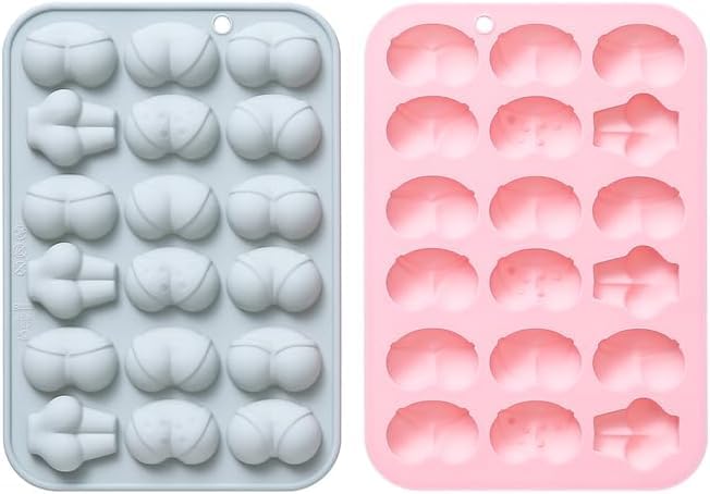 1 Pcs Funny Shape Silicone Mold for Birthday Single Party Baking Pan Handmade DIY Mousse Chocolate Fondant Soap Cake Ice Cube Mo