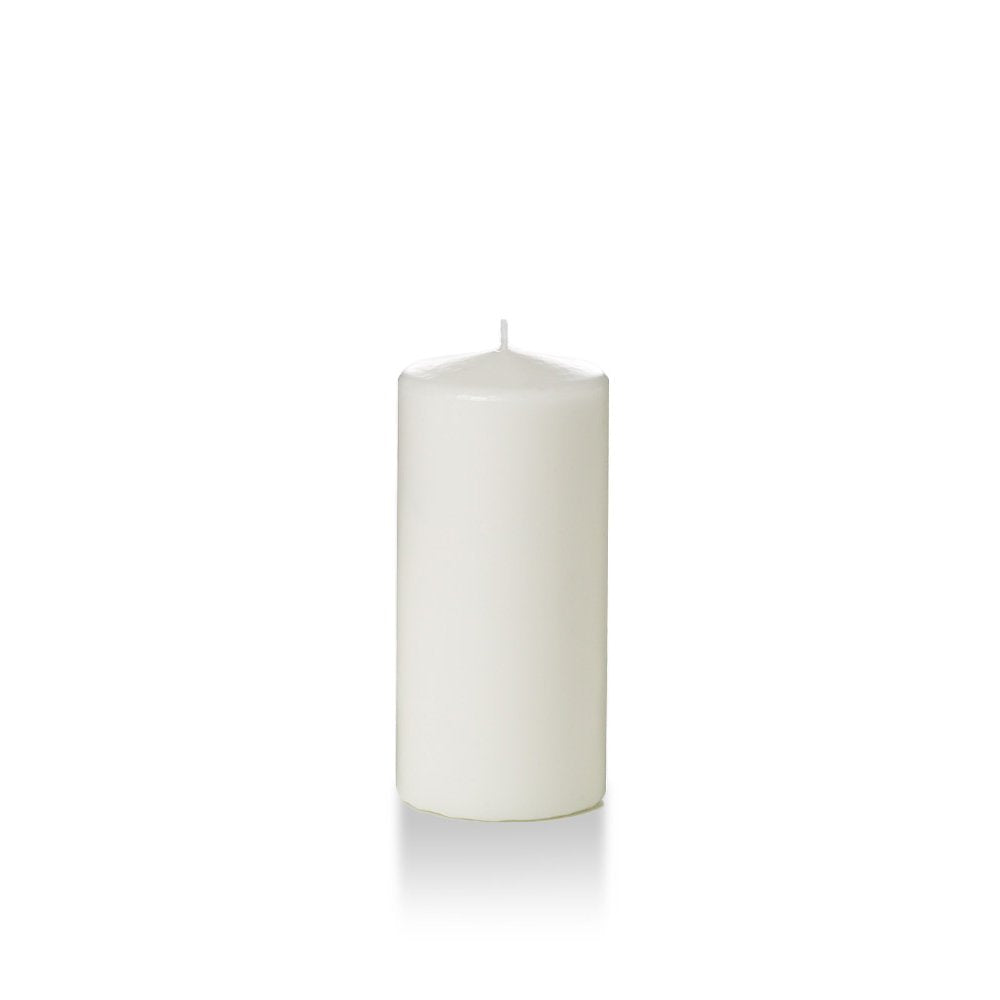 Yummi 3 x 6 Violet Round Pillar Candles - 3 per Pack