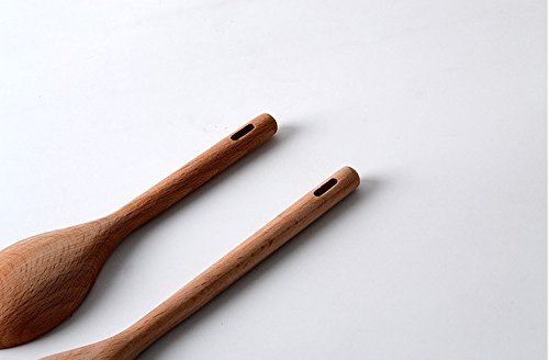 4Pcs/Set Wood Measuring Spoons Set Healthy No Paint Cooking Tools