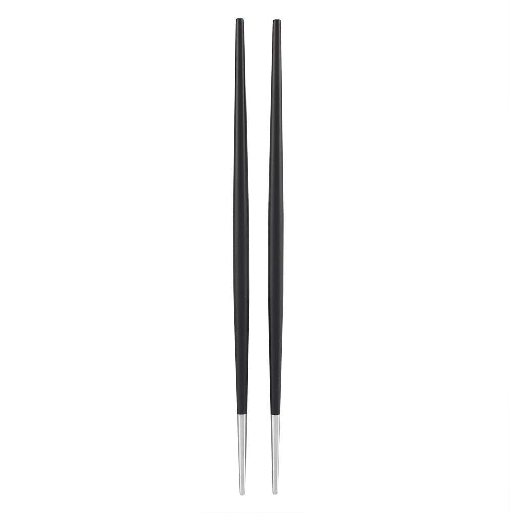 Chopsticks 304 Stainless Steel Chopstick Japanese Sushi Chopsticks Tableware Set Cuisine Tableware Small Fresh Chopsticks(Silver