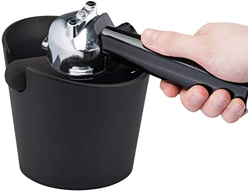 Espresso Knock Box, 4.8 Inch Coffee Knock Box Espresso Dump Bin For Coffee Grounds With Removable Knock Bar And Non-Slip Base Sh