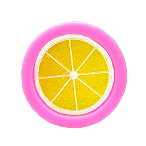 2Pcs Lemon Slice Orange Fruit Piece Silicone Molds Set For Diy Fondant Candy Making Chocolate Mold Desserts Ice Cube Gum Clay So