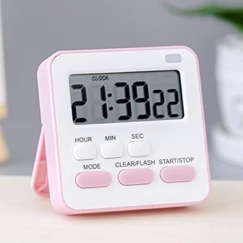 Beloxy Digital Kitchen Timer & Stopwatch - Large Digit Countdown, Loud Alarm, Magnetic Back Stand Ideal For Cooking, Baking, Sto