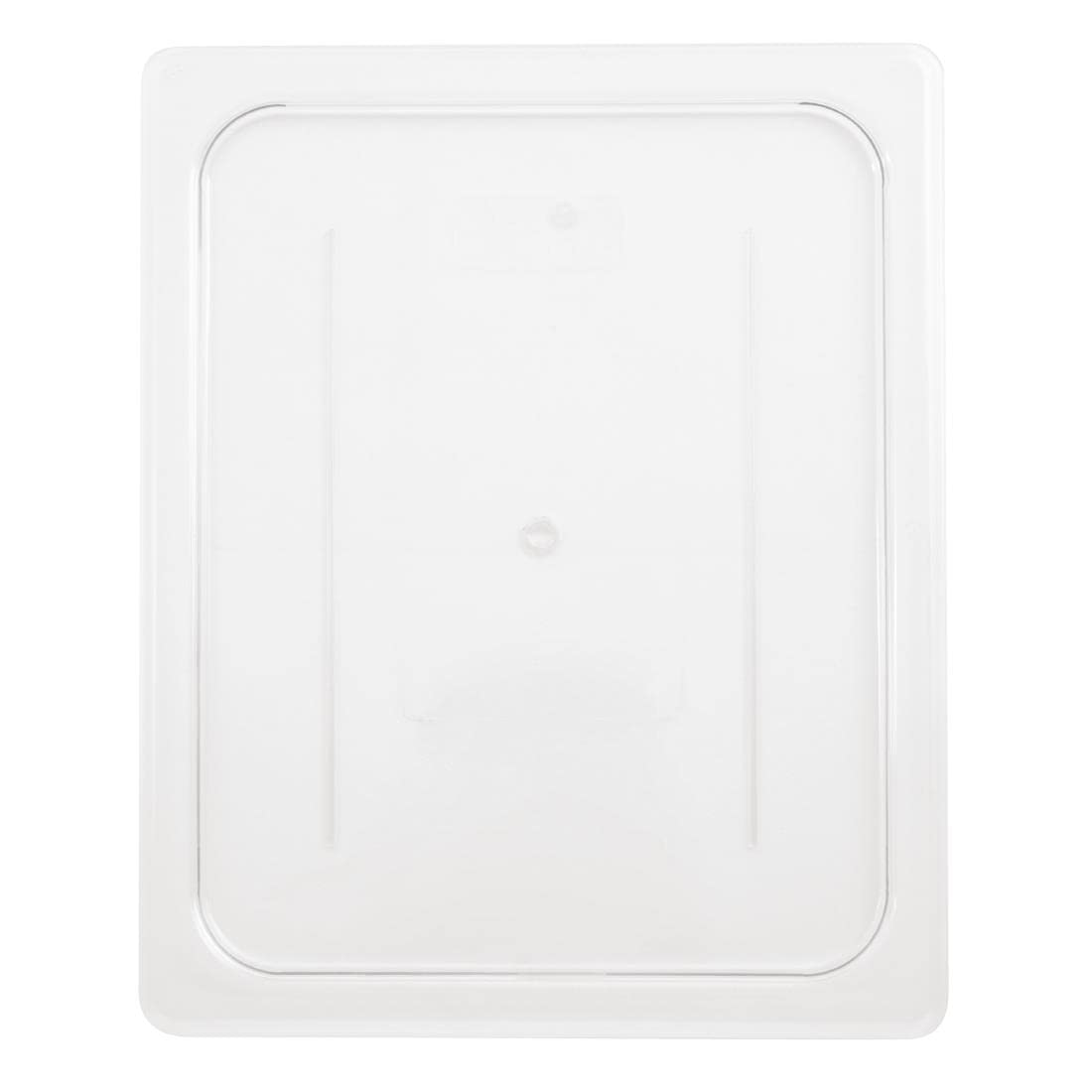 Cambro 20Cwc135 Camwear Food Pan Cover 1/2 Size Flat Clear - Case Of 6