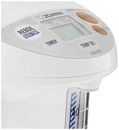 Zojirushi Cd-Lfc50 Panorama Window Micom Water Boiler And Warmer (169-Ounce, 5.0-Liter, White)