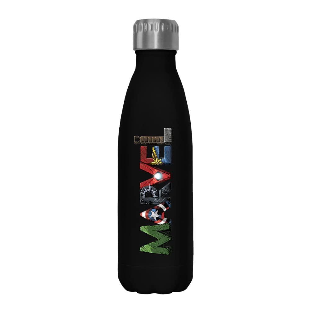 Marvel MARVEL Fan Letters 17 oz Stainless Steel Bottle