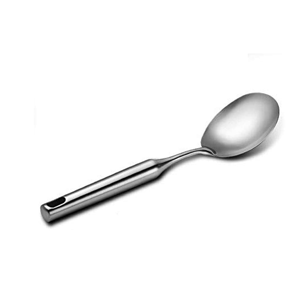 Tbwhl Dinner Spoon Serving Spoon, 304 Stainless Steel 12.5 Inch Premium Brushed Stainless Steel Large Serving Spoon Kitchen Tool