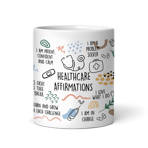 Gogirgit Gift For Doctor - Medical Professsional/Student Ka Mug - 330Ml Ceramic Coffee Mug Full Wrap Printing (H Affirmations)
