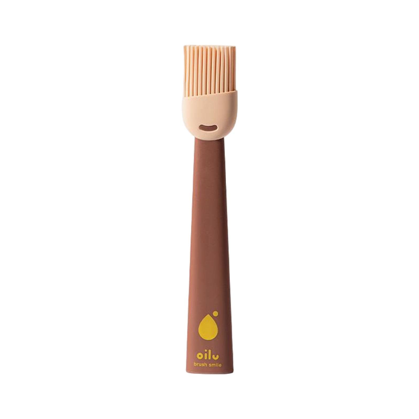 Ujeavette Multipurpose Silicone Oil Brush Baking Brush For Grilling Cooking Brown