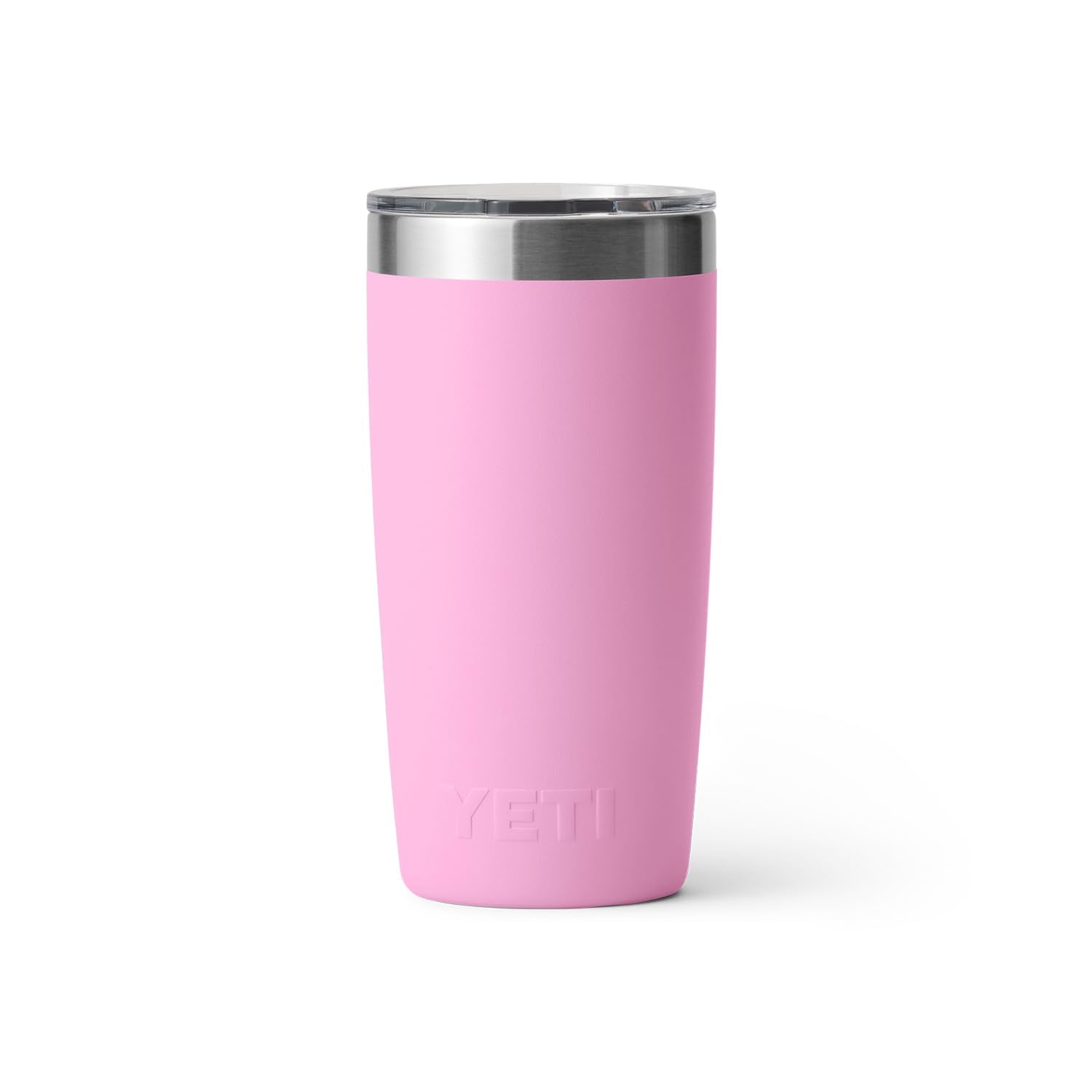 YETI Rambler 10 oz Tumbler, Stainless Steel, Vacuum Insulated, MagSlider Lid, Power Pink