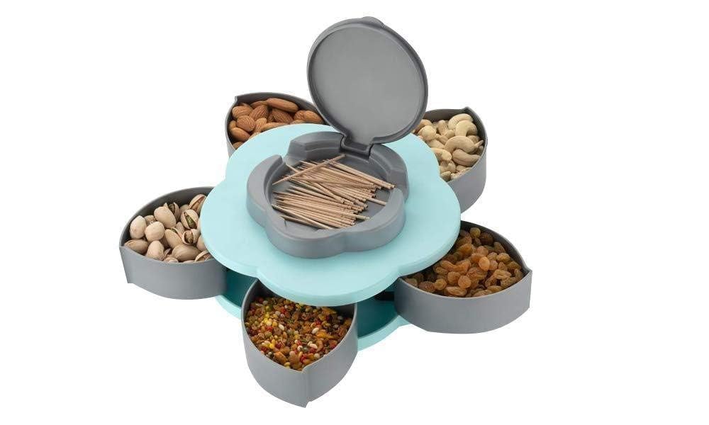 Veni Mart Smart Candy Box, MultiCompartment FlowerShaped Snack Organizer For Chocolates, Dry Fruits, Candies, And Nuts, Ideal 