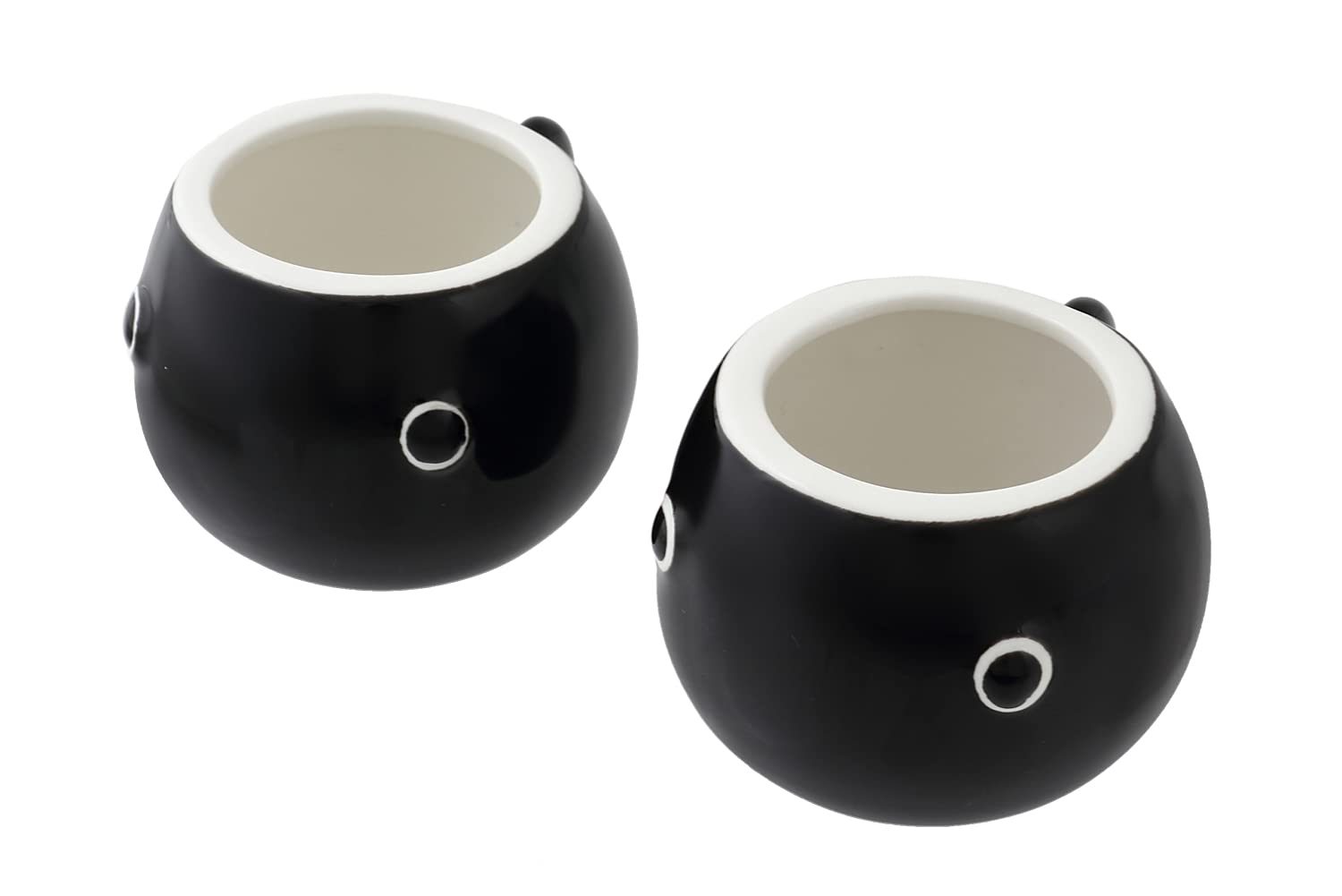 HAKONE YOSEGI Frog and tadpole tea set Cute Tableware Teapot & Tea cup  Japanese tea set  Tea Service Set Ceramic Tea Cups (4.7 OZ) (2 tea cup)