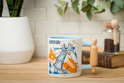 Silver Buffalo Ceramic Mug, 20oz, Ratatouille Little Chef Design, Model RAT611E5