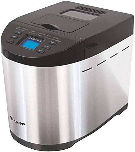 Sharp Atta And Bread Maker For Home, Kitchen | Fully Automatic Functions | 13 Pre Set Menu Including Gluten Free | 3 Crust Colou