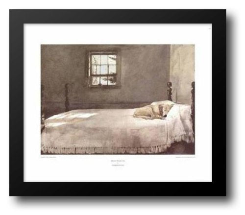 Master Bedroom, C.1965 23X20 Framed Art Print By Wyeth, Andrew