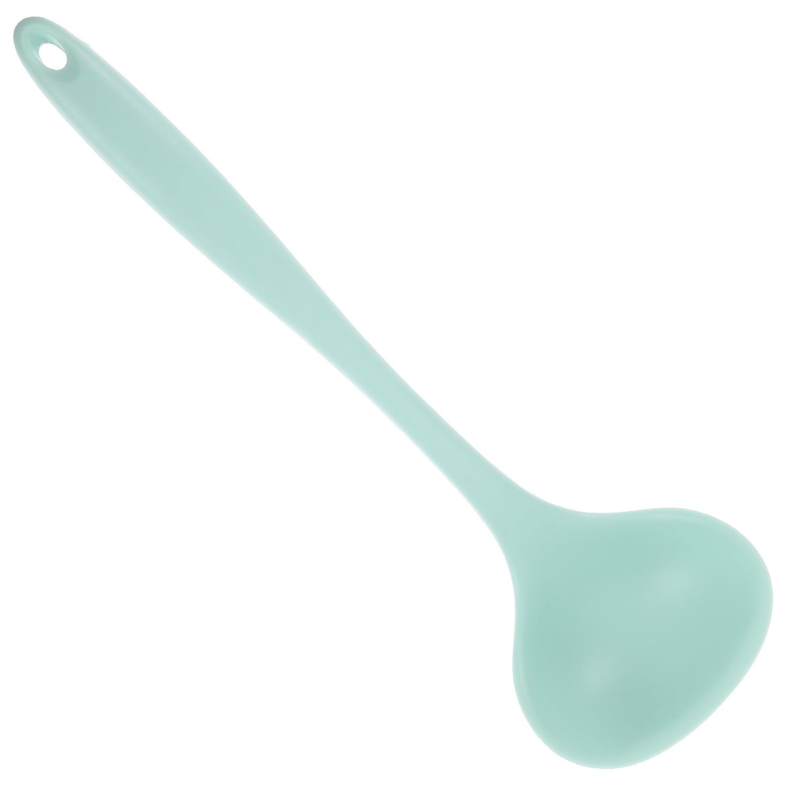 Mobestech Silicone Soup Ladle Large Serving Ladle Spoon for Soup Gravy and Stews Heat Resistant Kitchen Utensil Big Belly Spoon 
