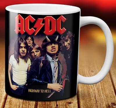 Ac/Dc Highway To Hell Album Cover Artwork 11Oz Mug