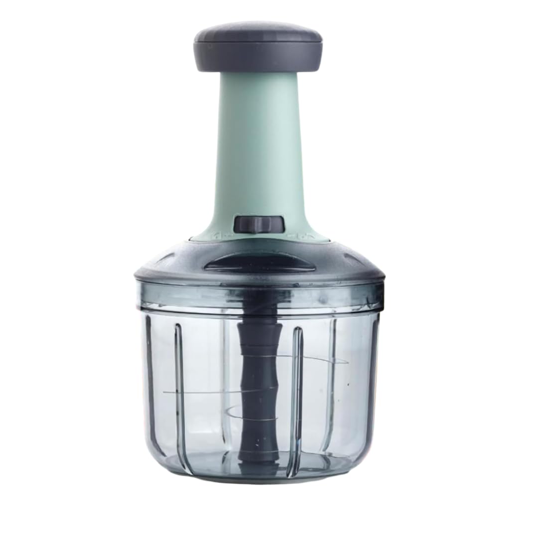 Manual Hand Push Chopper For Kitchen, Vegetable And Fruit Cutter, Onion And Garlic Chopper (1100 Ml)