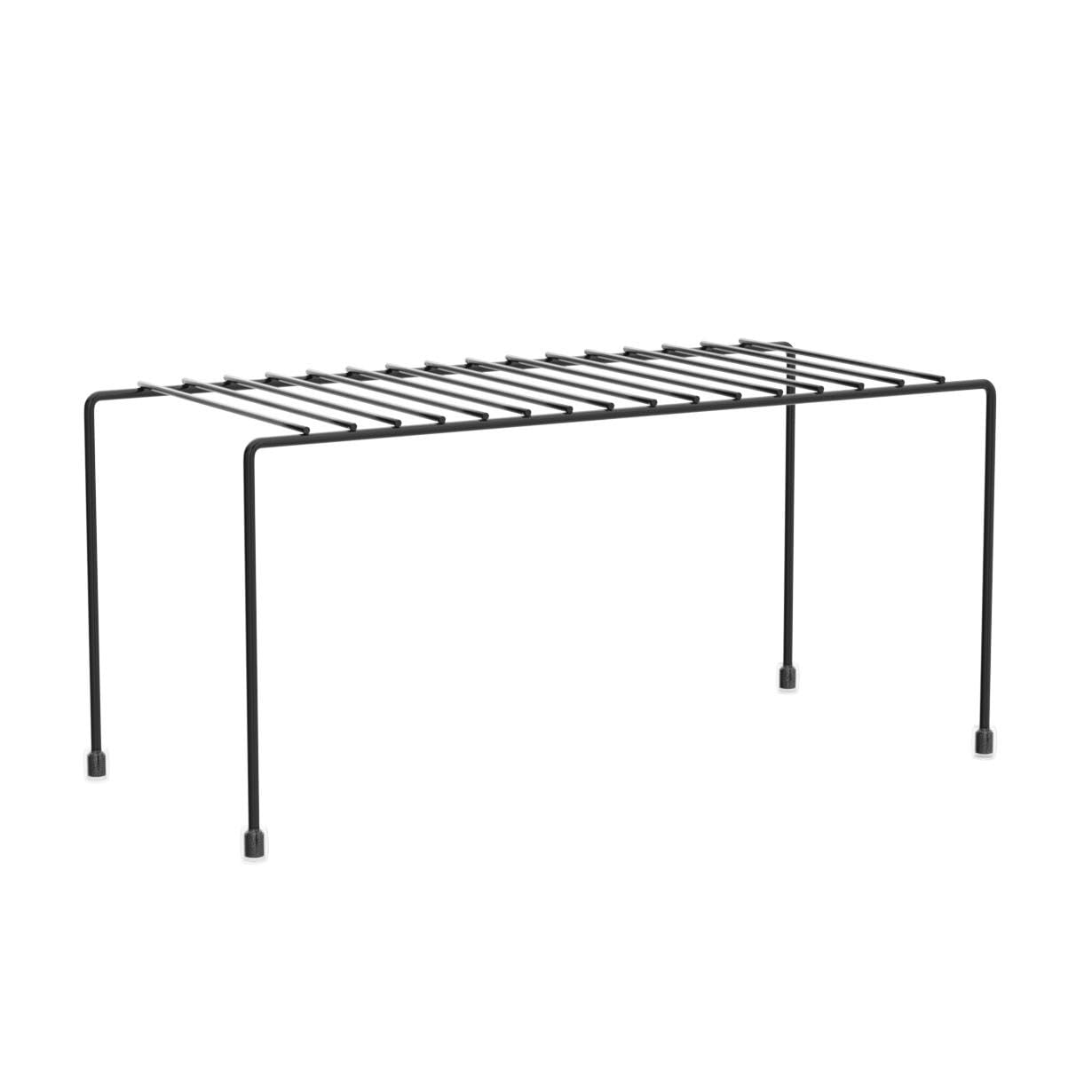 Yaenoei Kitchen Shelves, Cabinet Organization Mini Storage Shelf, Black,Set Of 2