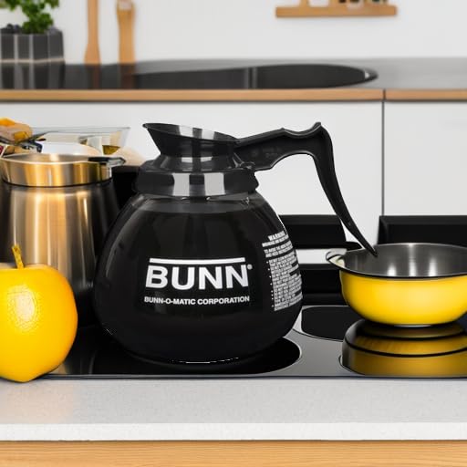 BUNN 12-Cup Glass Coffee Decanter  Black
