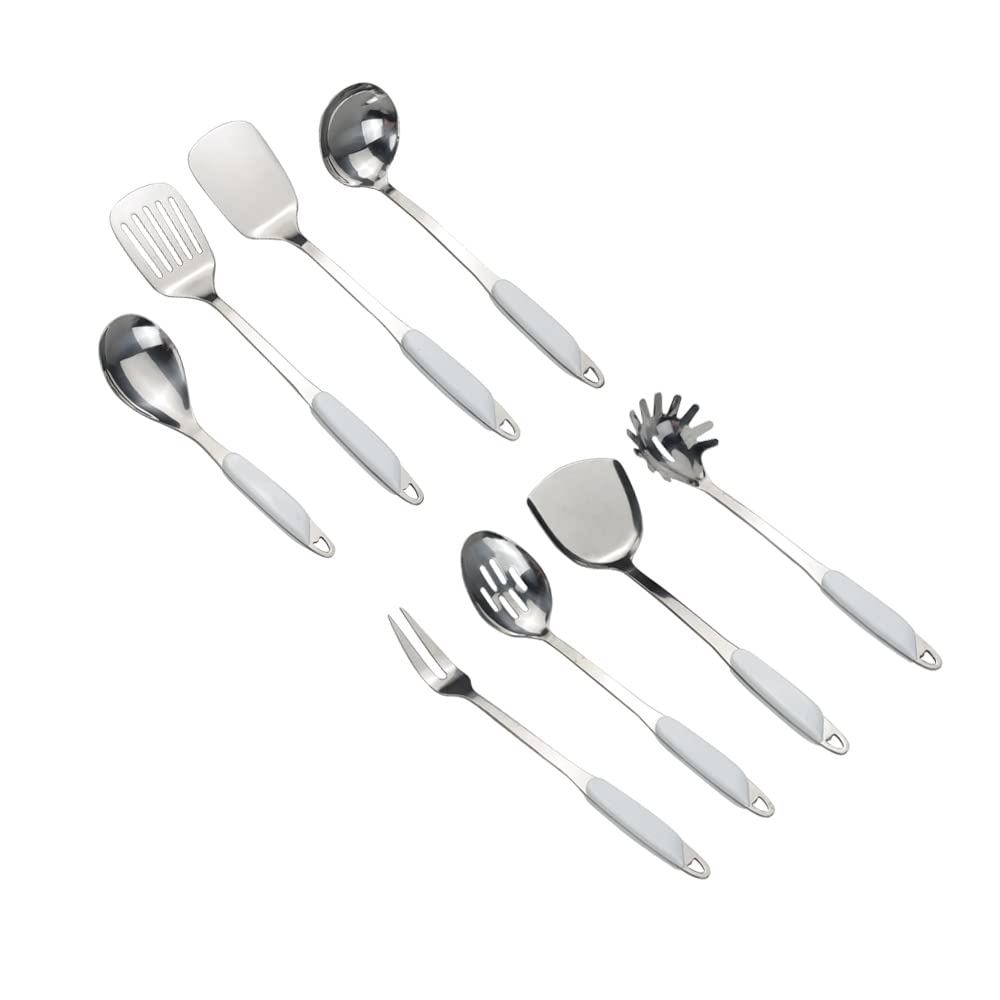 Begale 8-Piece Stainless Steel Utensil Set, Cooking Utensils Kitchen Tool Set
