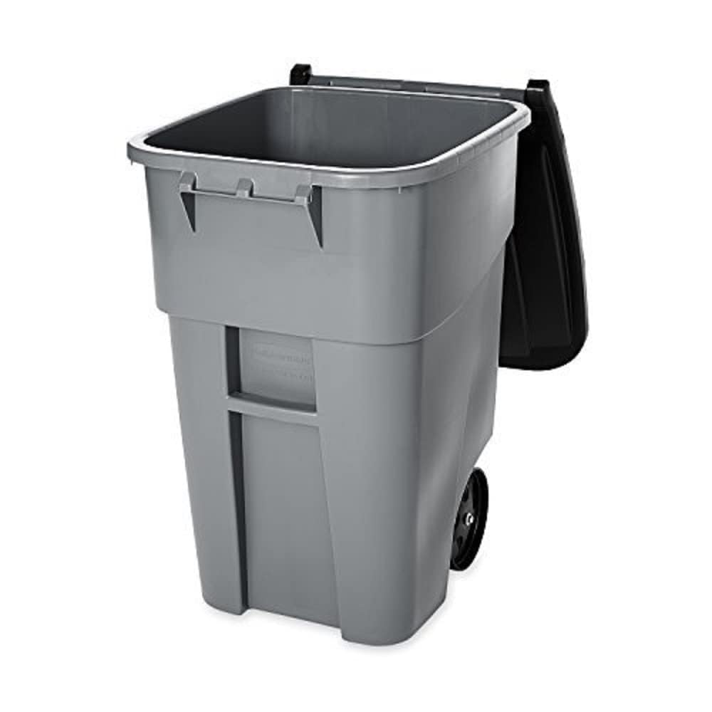 Rubbermaid Commercial Products Brute Rollout Trash/Garbage Can/Bin With Wheels, 95 Gal, For Restaurants/Hospitals/Offices/Back O