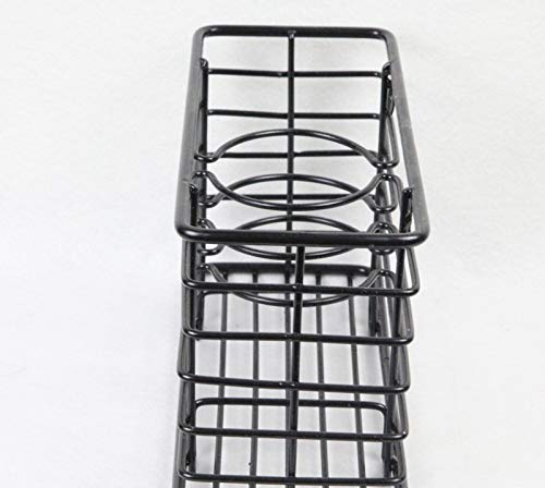 Ycoco Hair Dryer Holder,Hair Tool Organizer Wall Mount Metal Wire Bathroom Hair Care Styling Tool Organizer Storage Basket For H