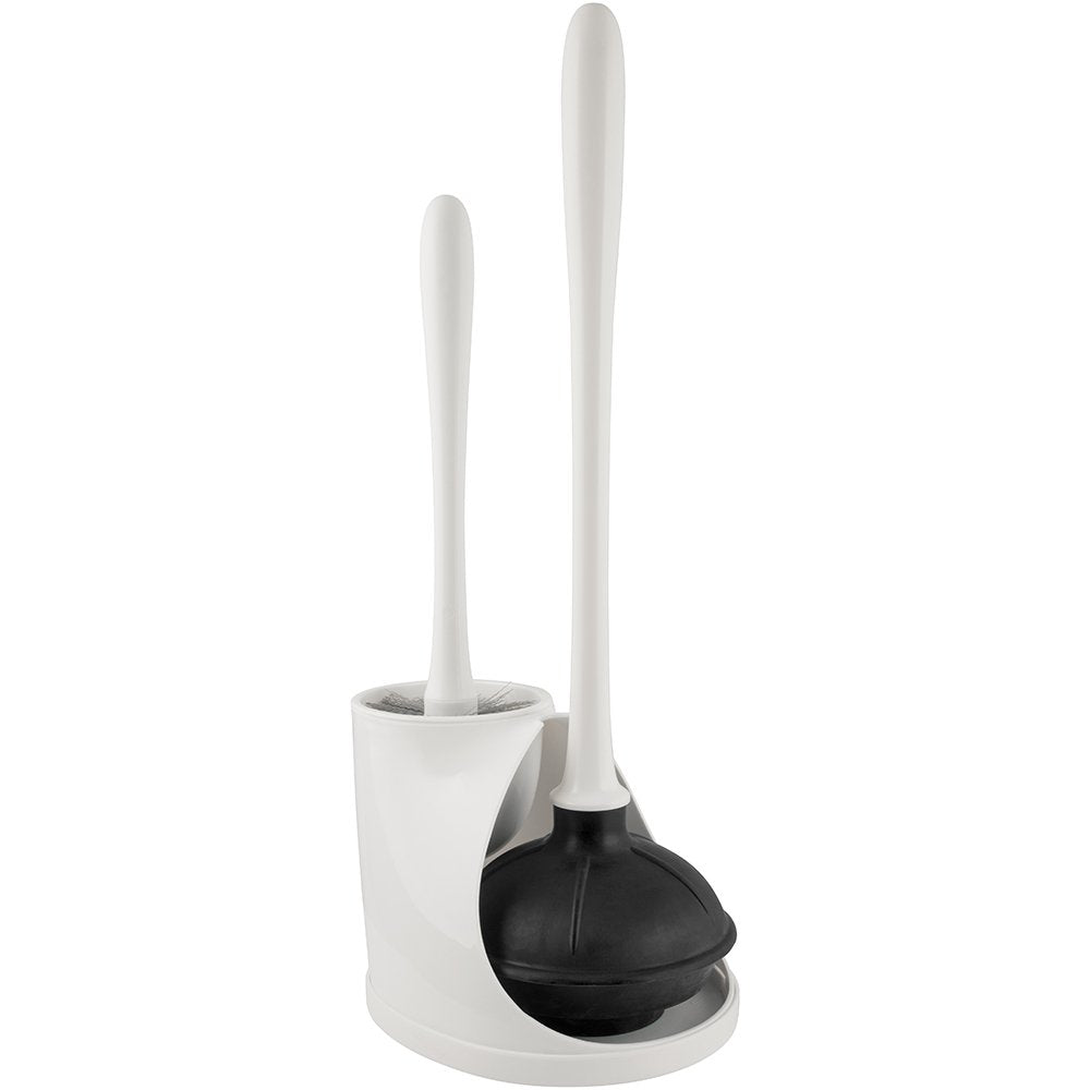 Plumb Craft Plunger With Holder, White