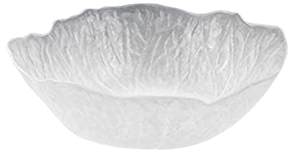 Maryland Clear Plastic Cabbage Bowl, (2 Qt.) 1 Pc. - Disposable & Classic Design, Perfect For Parties, Weddings, Events, Special