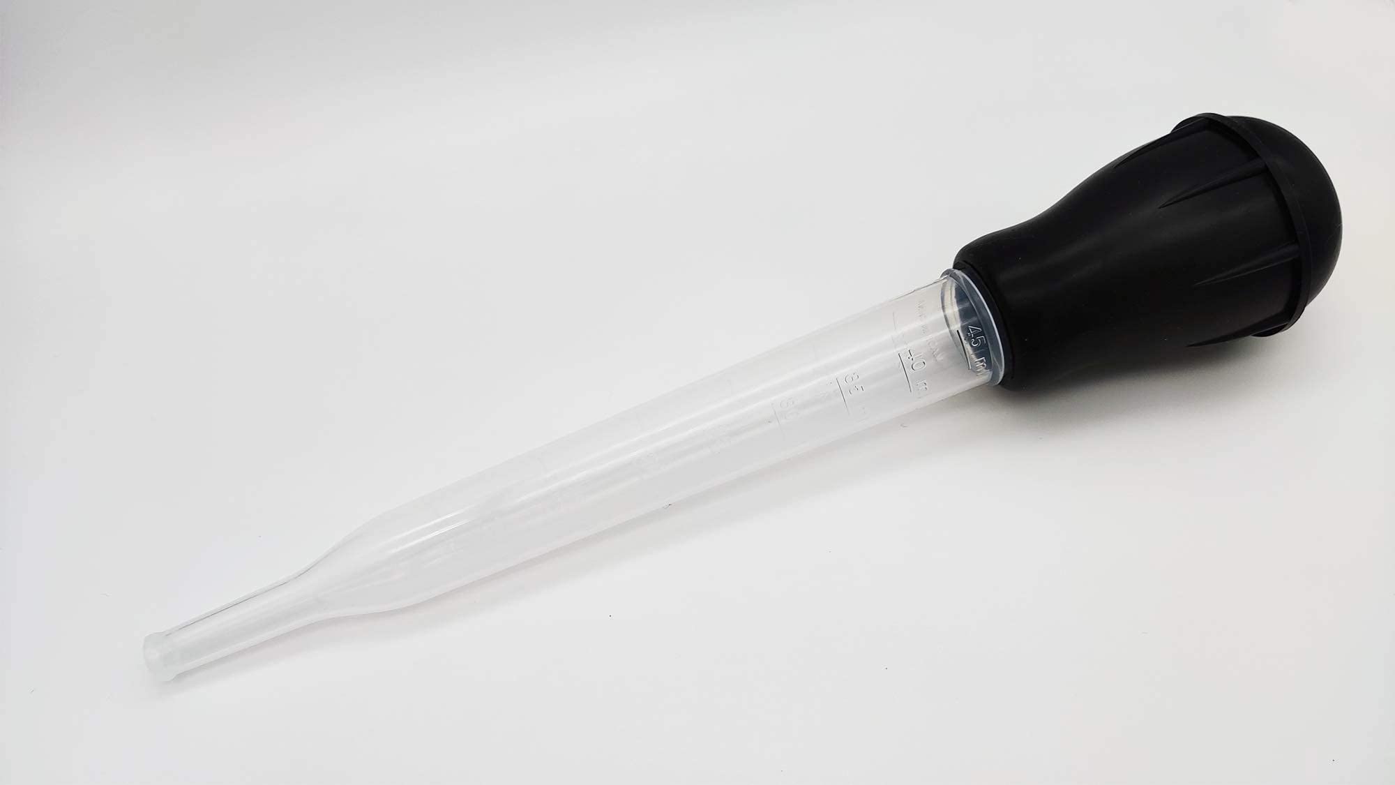 Turkey Baster Set  Turkey Injector Syringe with Cleaning Brush  Syringe Baster for Cooking - 11.5 inch Baster with Measurments for BBQ Grill Baking Kitchen Cooking