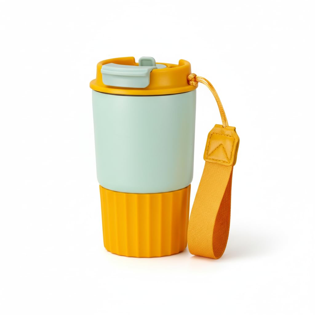ZOKIXTO Travel Coffee Mug Stainless Steel Insulated Vacuum Insulated Coffee Mug 450ml Stainless Steel Travel Mug for Coffee/Tea 