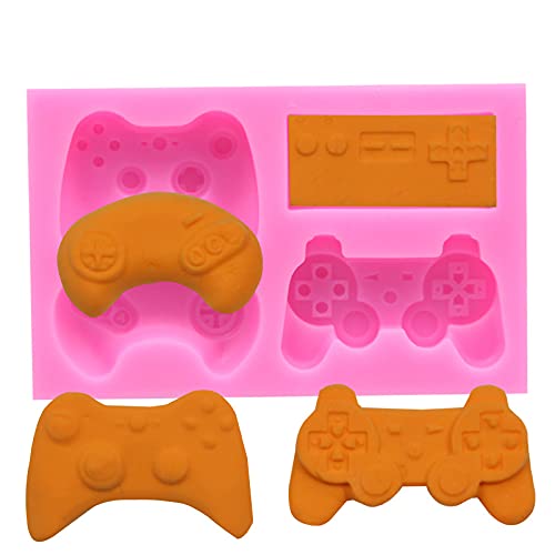 Game Controller Cake Fondant Mold, Video Game Controller Candy Silicone Resin Molds For Candy, Chocolate, Fondant, Cupcake Toppe