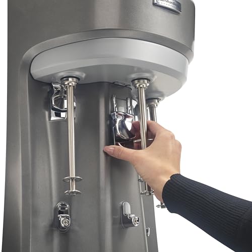 Hamilton Beach Hmd400 120V Triple Spindle Commercial Drink Mixer, Grey