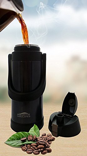 Aquatix Double Wall Insulated Stainless Steel Sport Thermos Bottle 68 Ounce Midnight Blue