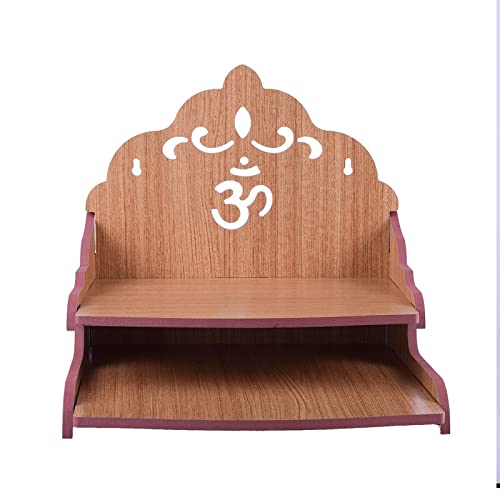 Ms Enterprises Wooden Beautiful Plywood Mandir Pooja Room Home Decor Office Or Home Temple Wall Hanging Product (5)