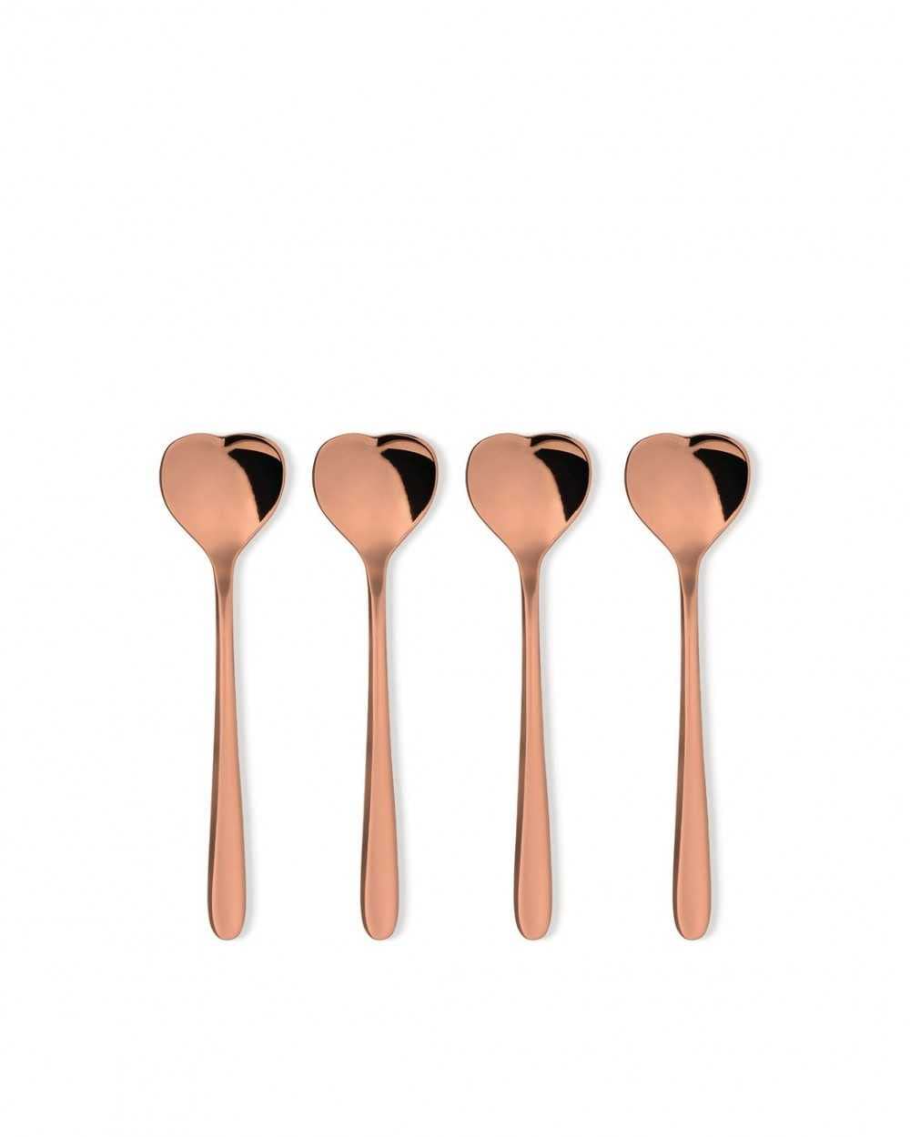 Alessi Big Love Set Of Four Tea Spoons