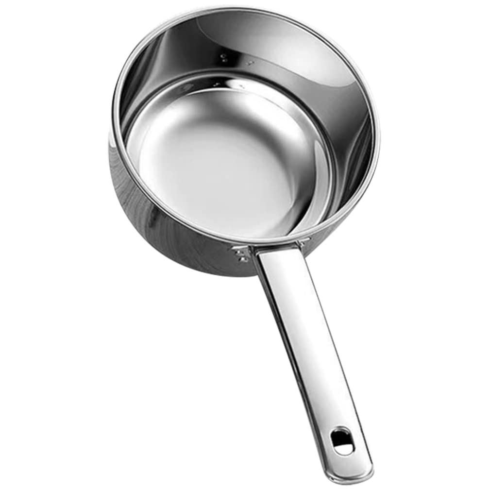 CALLARON Stainless Steel Water Ladle 13.38 Inch Long Handle Soup Scoop for Kitchen and Food Service Metal Water Scoop for Cookin
