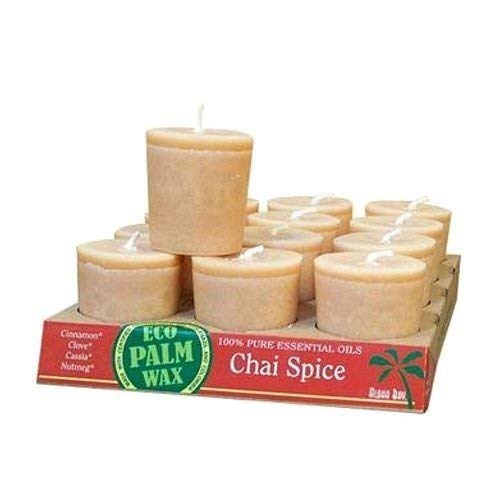 Aloha Bay Votive Ecopalm Chai Spice 2 Oz Case 12