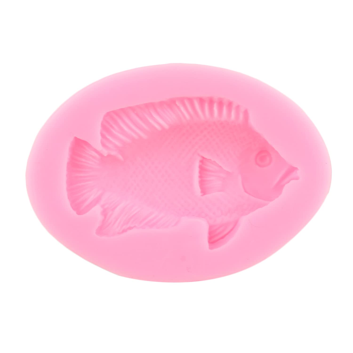 Mujiang Coral Seaweed Silicone Mold Sea Creatures Fish Fondant Molds For Cake Decorating Candy Chocolate Set Of 4
