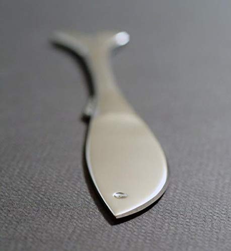 Upware 20-Piece Fish Shaped Flatware Set, 18/8 Stainless Steel Silverware Cutlery Set, Service For 4, Mirror Polished, Dishwashe