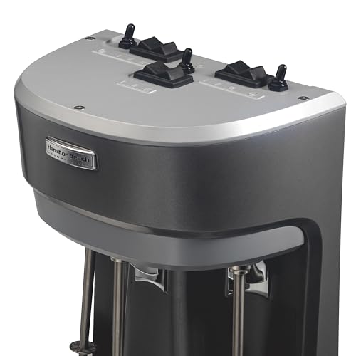 Hamilton Beach Hmd400 120V Triple Spindle Commercial Drink Mixer, Grey